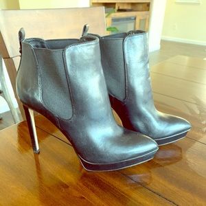 Michael Kors leather bootie and stiletto heel